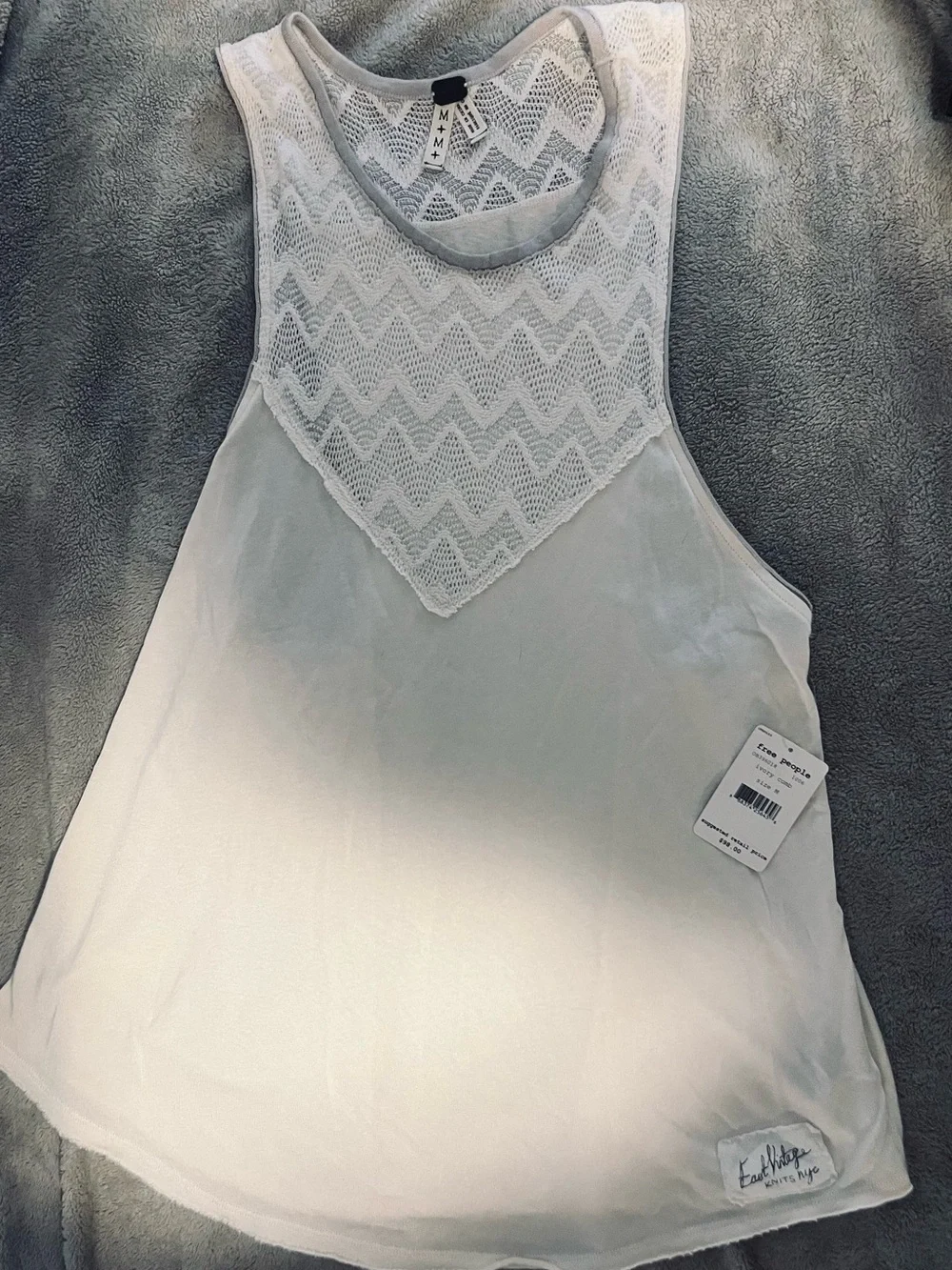 Free People Bleachers graphic tank top. NWT